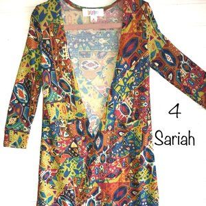 Lularoe kids girls coverup Sariah brand new NWT back to 2 school size 4
